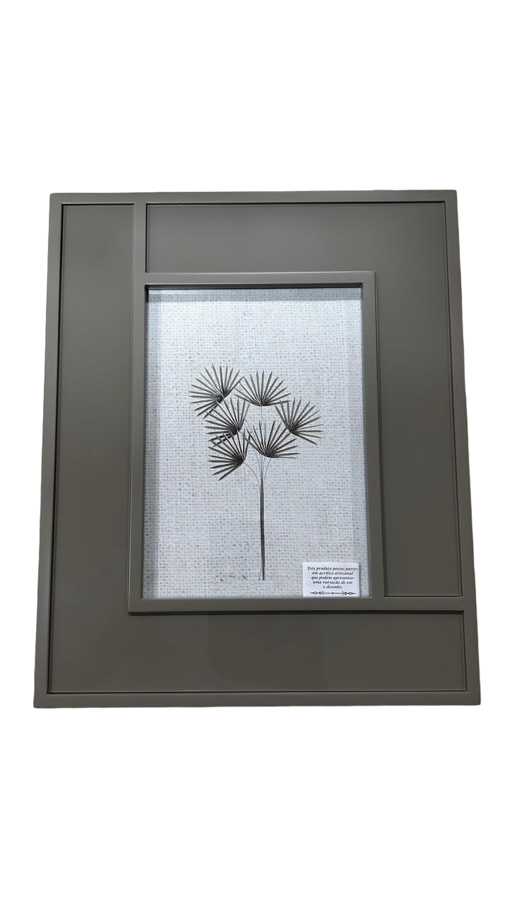 PORTA RETRATO 0198 RAQUEL 230X280X20MM 13X18 - BLUSH - NUDE