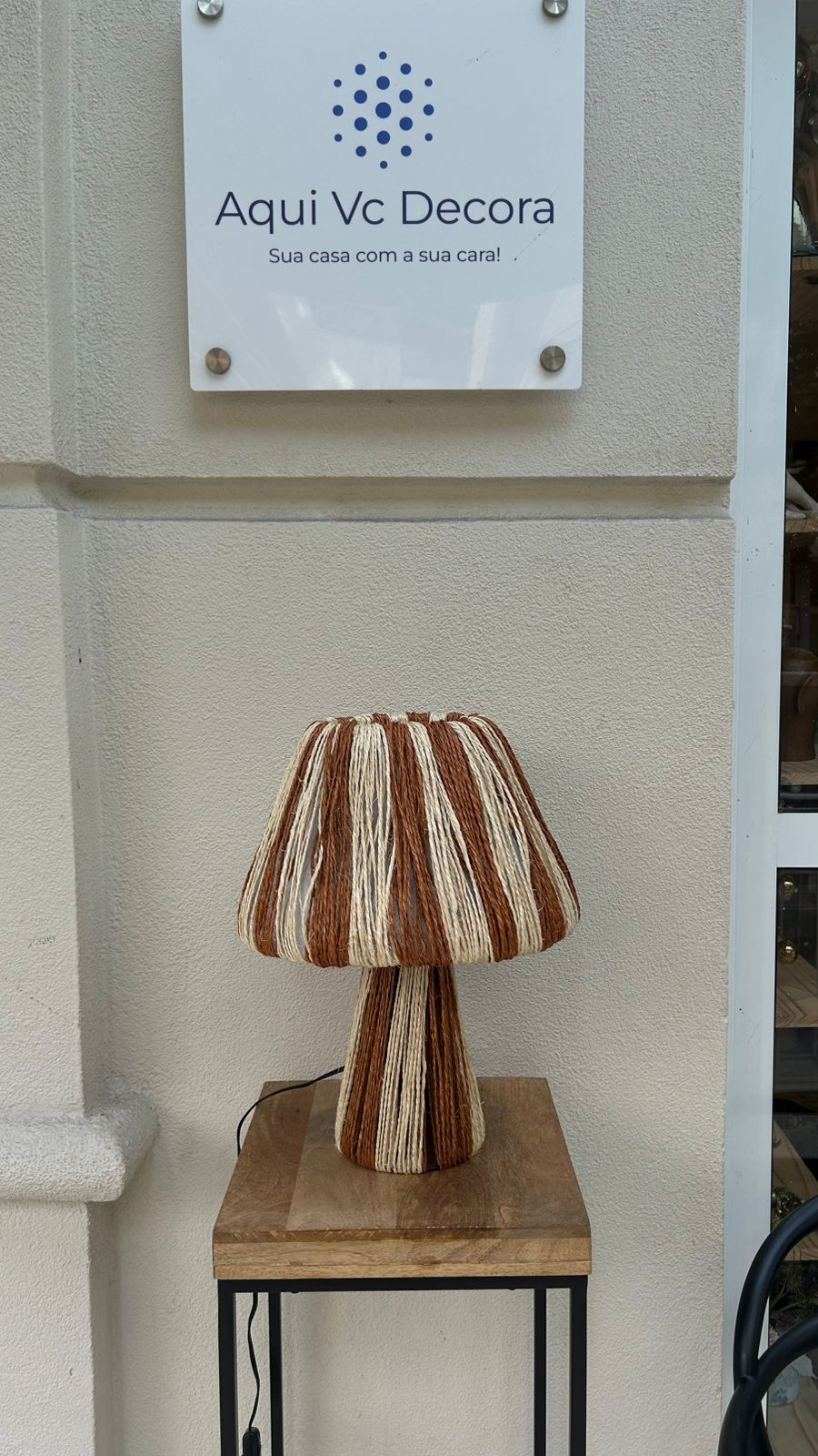 Abajur Sisal BICOLOR