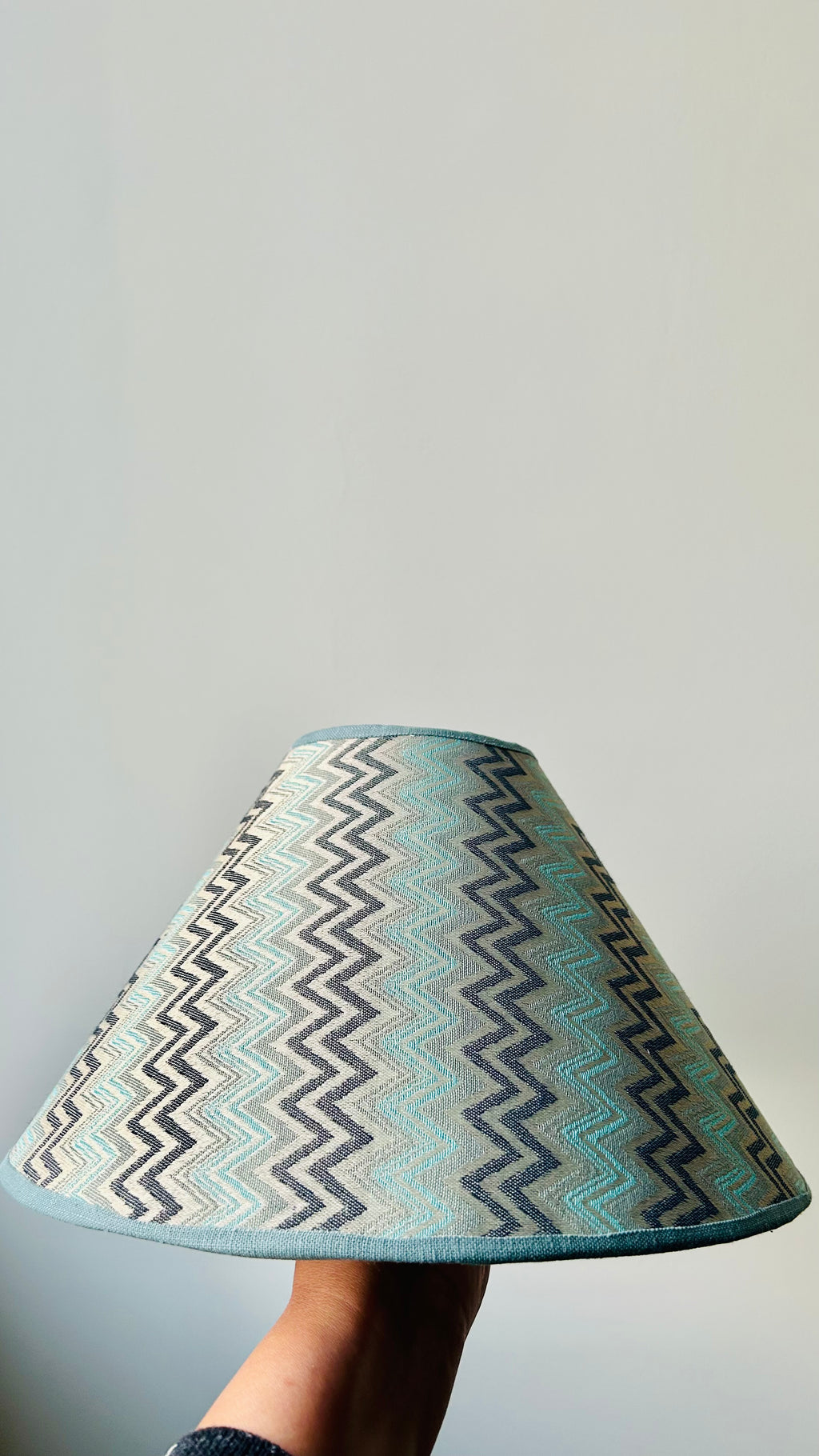Cúpula Chevron Azul 30x19x10