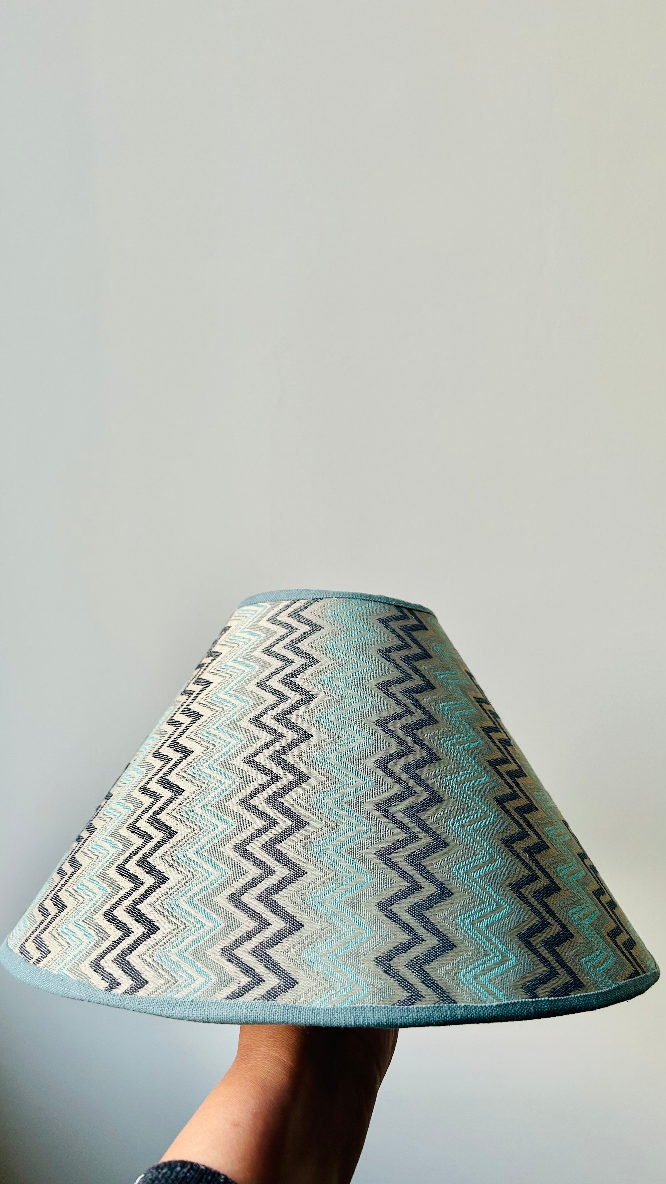 Cúpula Chevron Azul 30x19x10