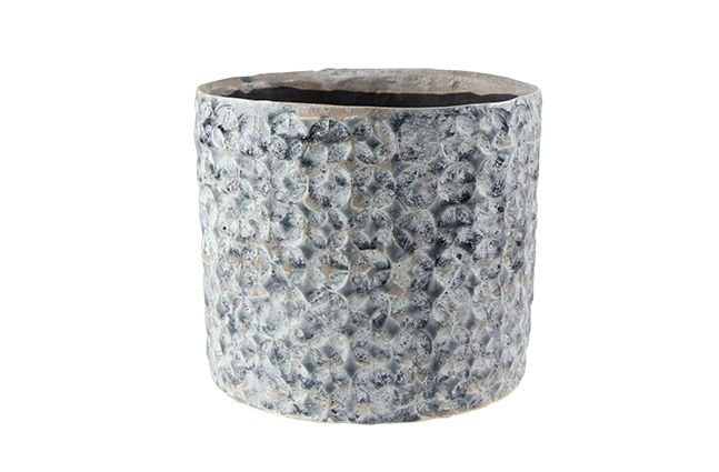VASO CAROL AZUL D18 A15 - AQUI VC DECORA