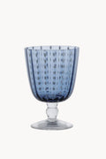 Taças Azul com Bolinhas – Taça Elegante