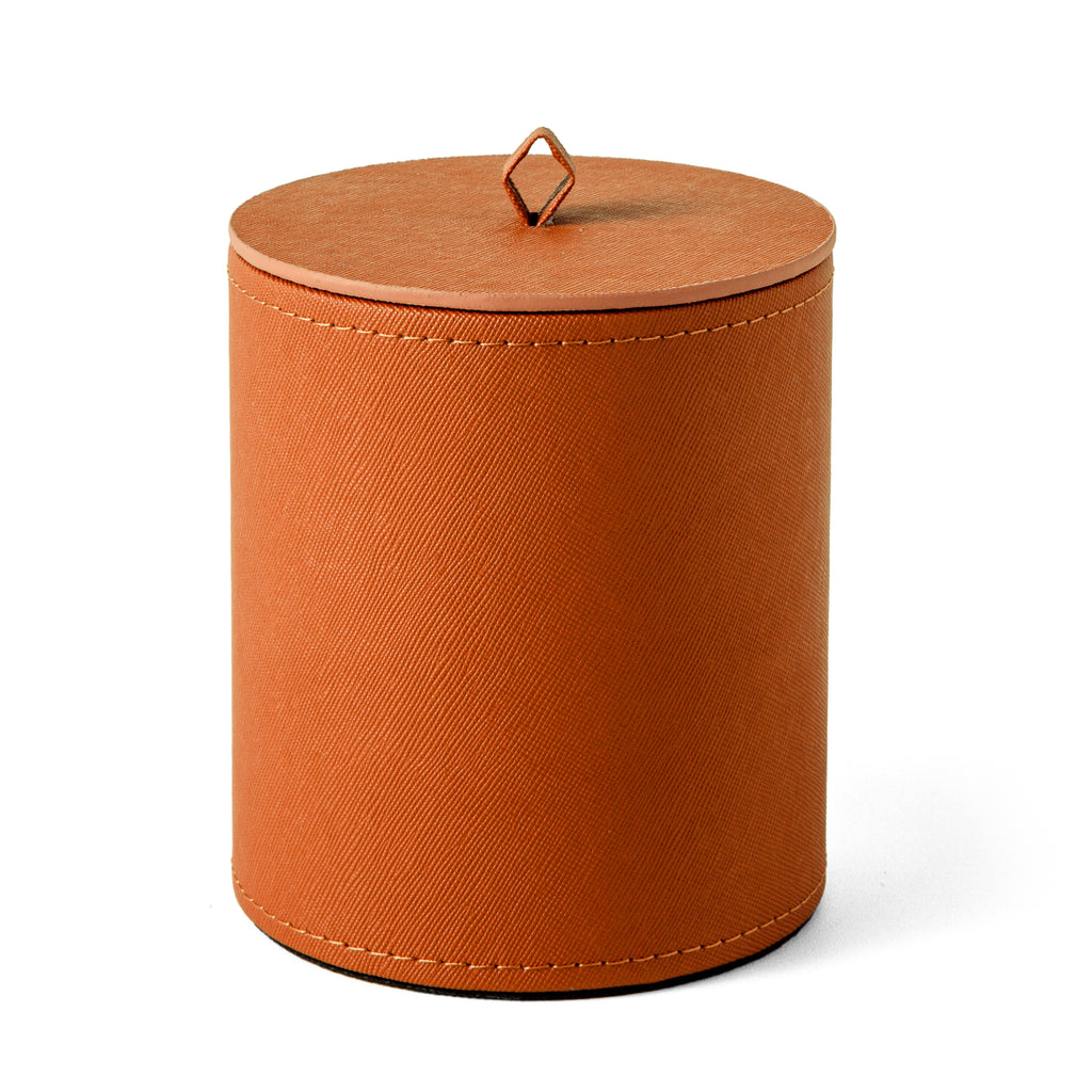 Caixa Courino Marrom / 10cmx12 Cm