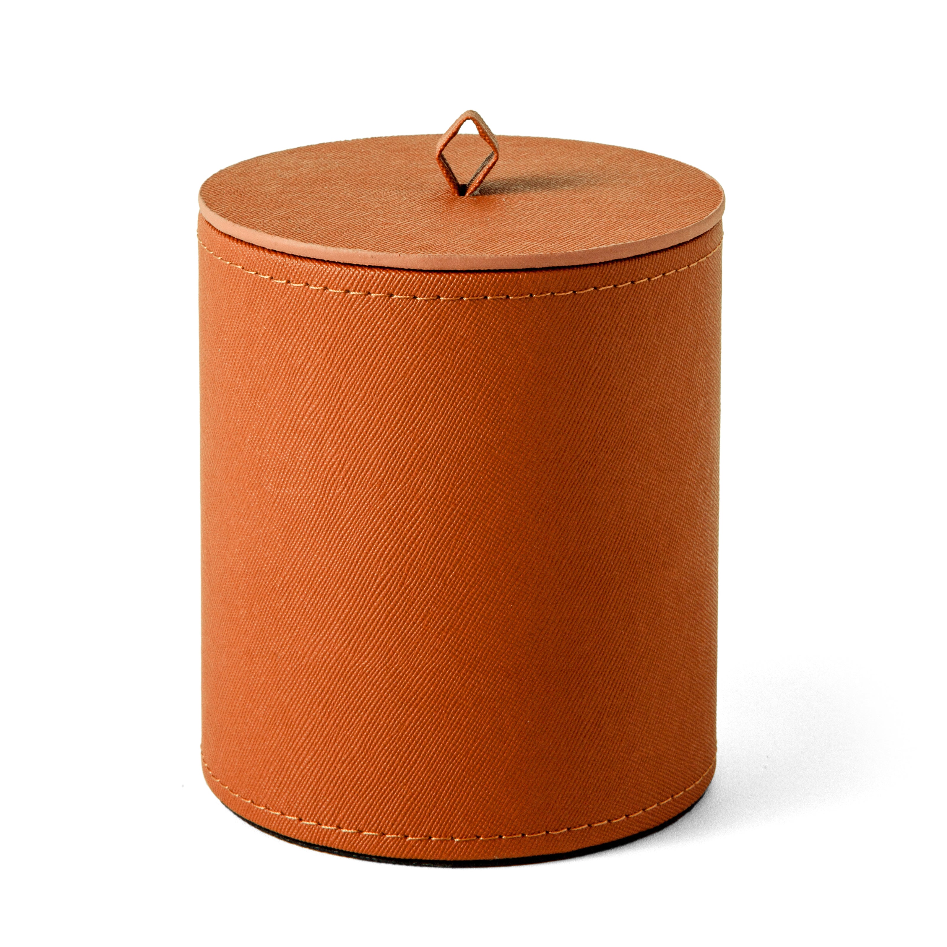 Caixa Courino Marrom / 10cmx12 Cm