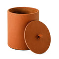 Caixa Courino Marrom / 10cmx12 Cm