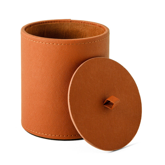 Caixa Courino Marrom / 10cmx12 Cm