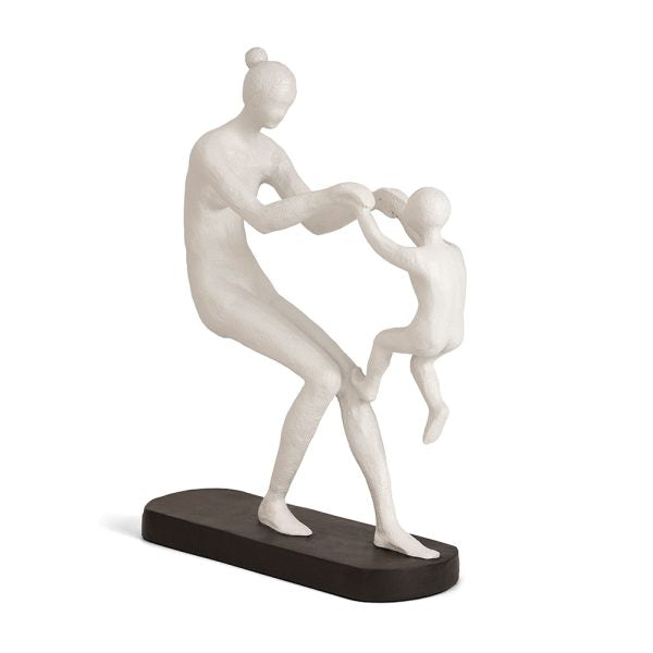 ESCULTURA MÃE E FILHO POLIRESINA 17710