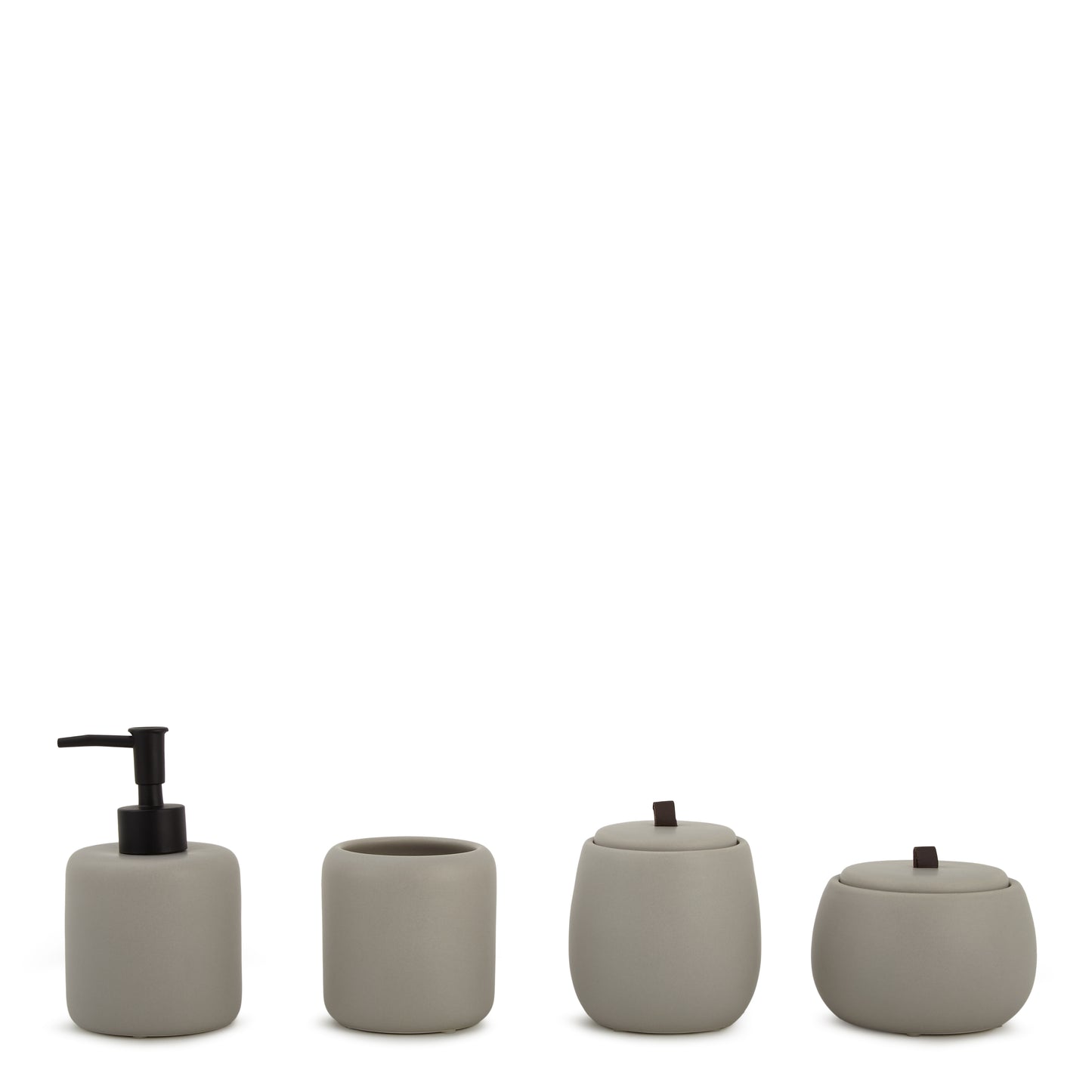 KIT PARA BANHEIRO EM CERÂMICA - 4 PCS