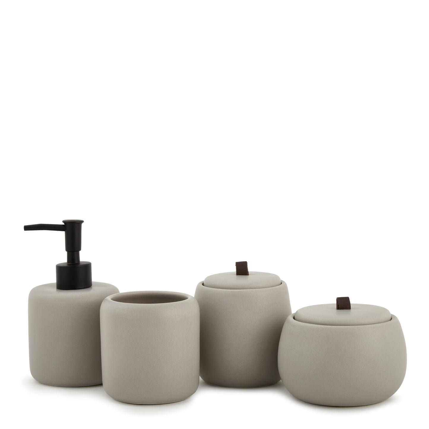 KIT PARA BANHEIRO EM CERÂMICA - 4 PCS