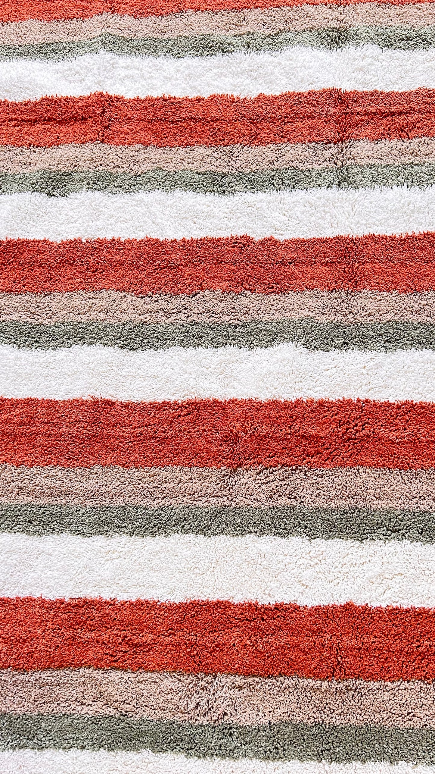 TAPETE RETANGULAR ALGODÃO PREMIUM LISTRADO 1,5X2,00M