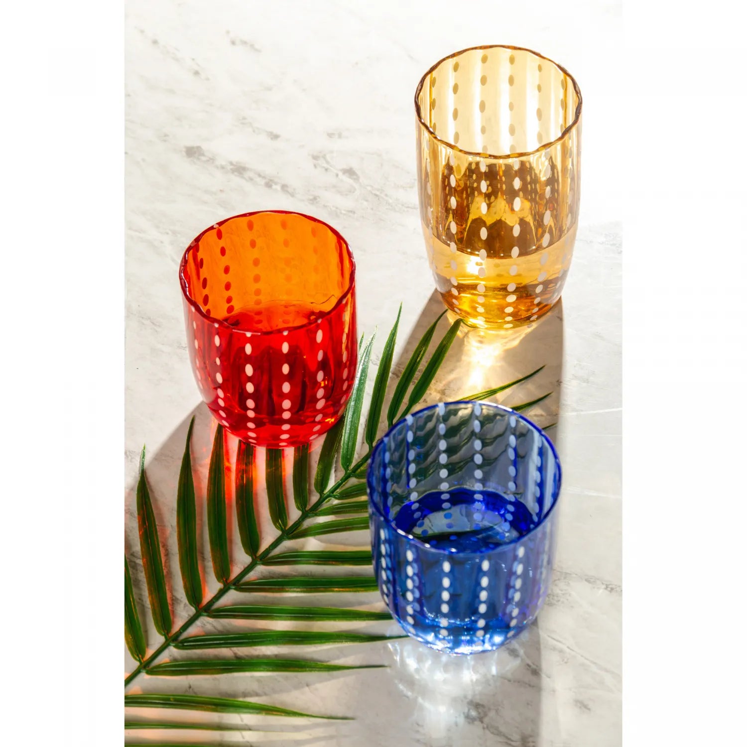 Conjunto 2 Copos Altos de Vidro Orquídea Âmbar – 500 ml