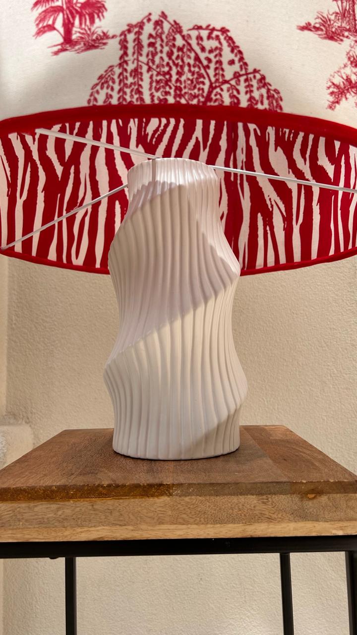 CÚPULA SAVANA VERMELHO 50X40CM