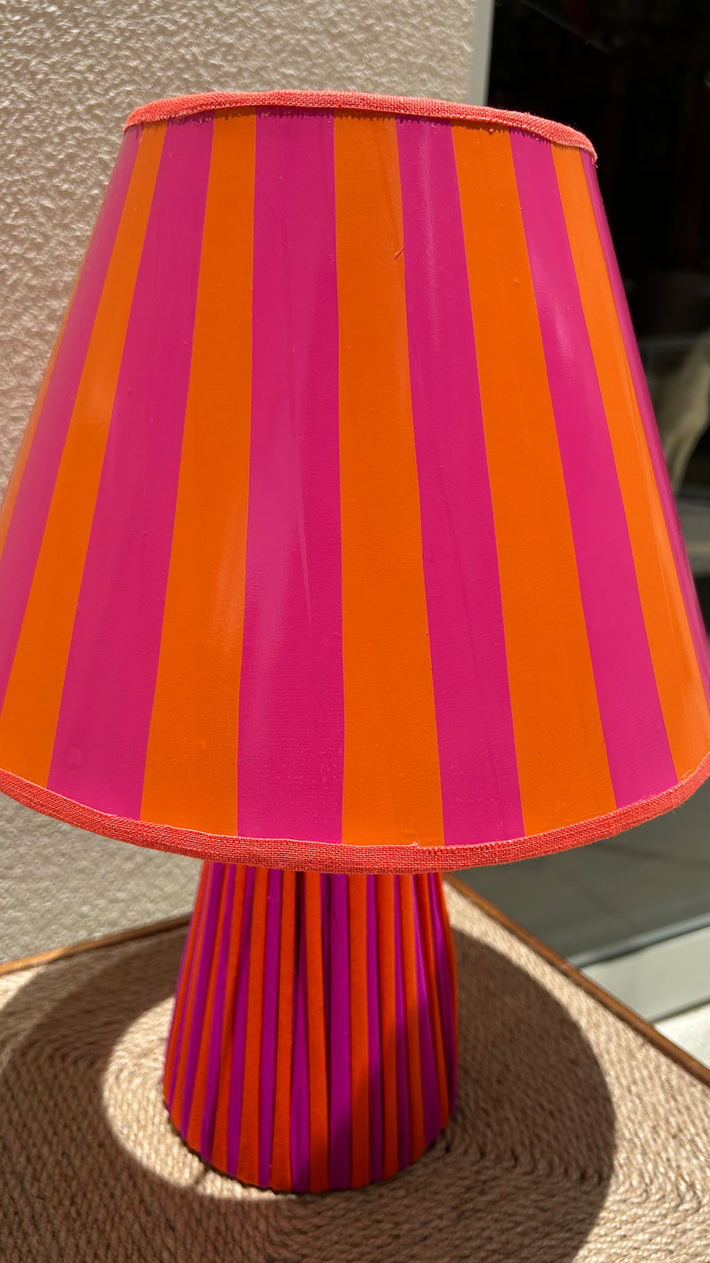 Abajur Orange and Pink