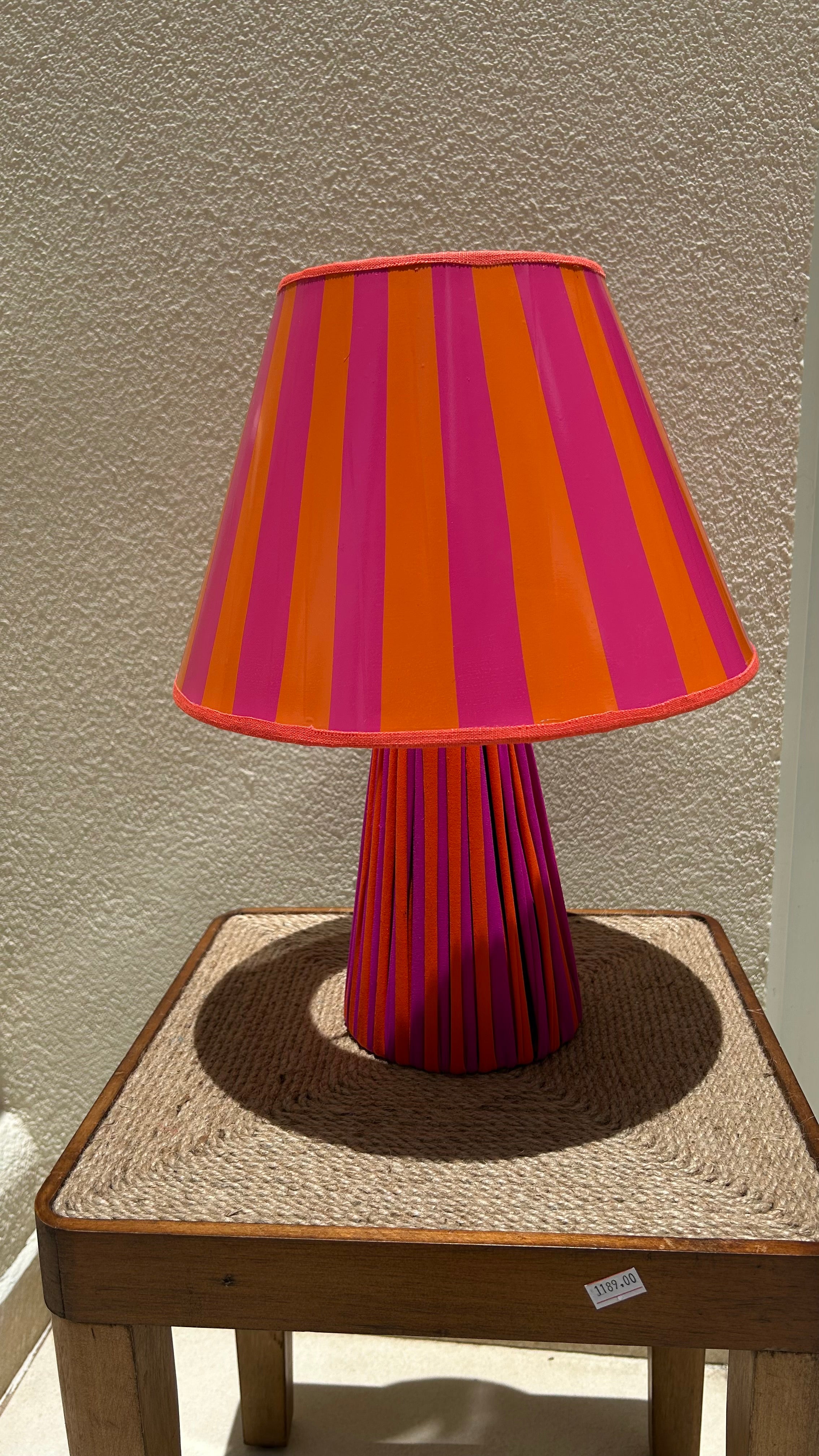 Abajur Orange and Pink