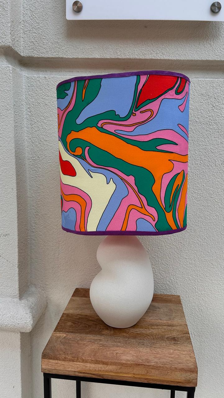 CÚPULA  DE ABAJUR  METAMORFOSE 20X29X31CM