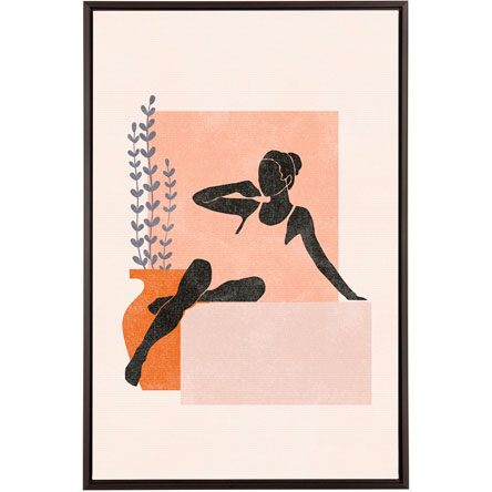 QUADRO EM CANVAS MULHER I 60X40