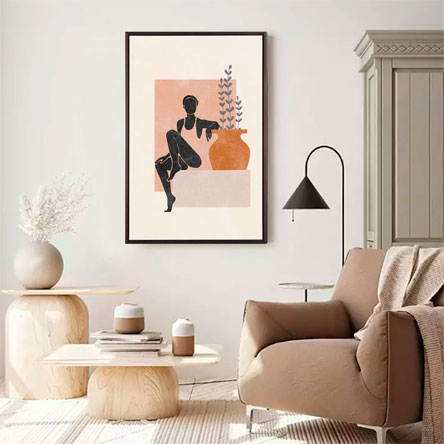 QUADRO EM CANVAS MULHER II 60X40
