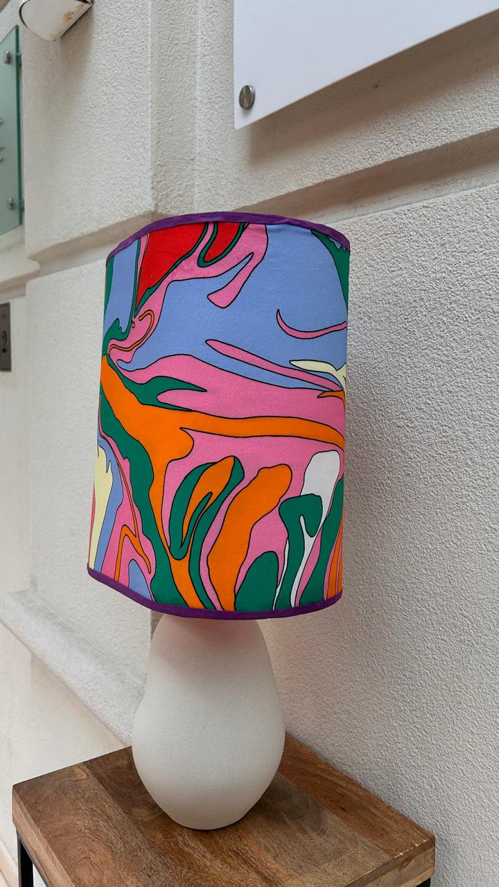 CÚPULA  DE ABAJUR  METAMORFOSE 20X29X31CM