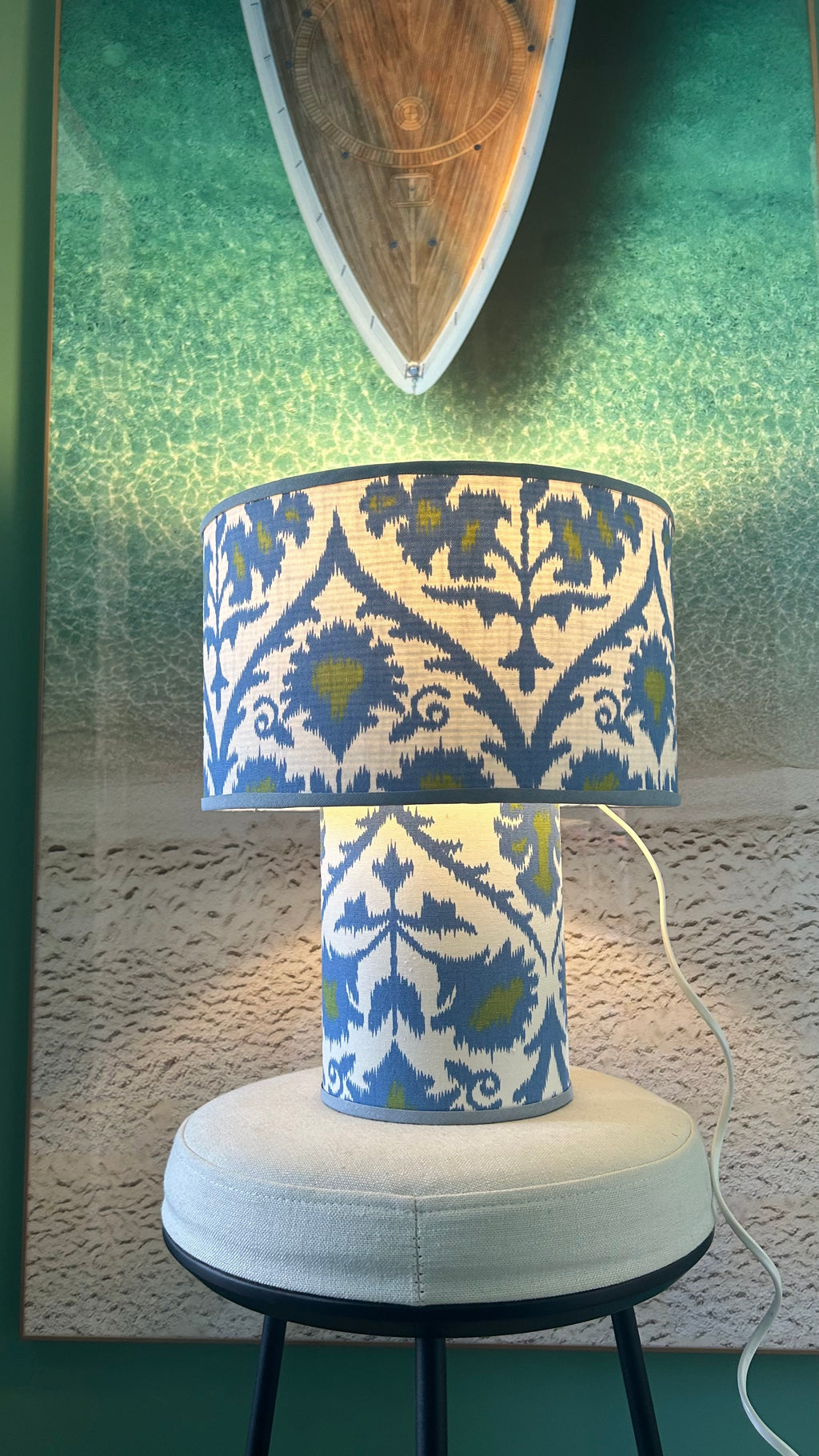 Abajur Ikat Azul
