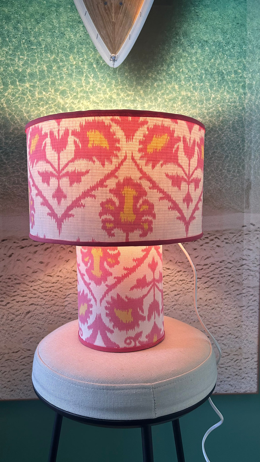 Abajur Ikat Rosa