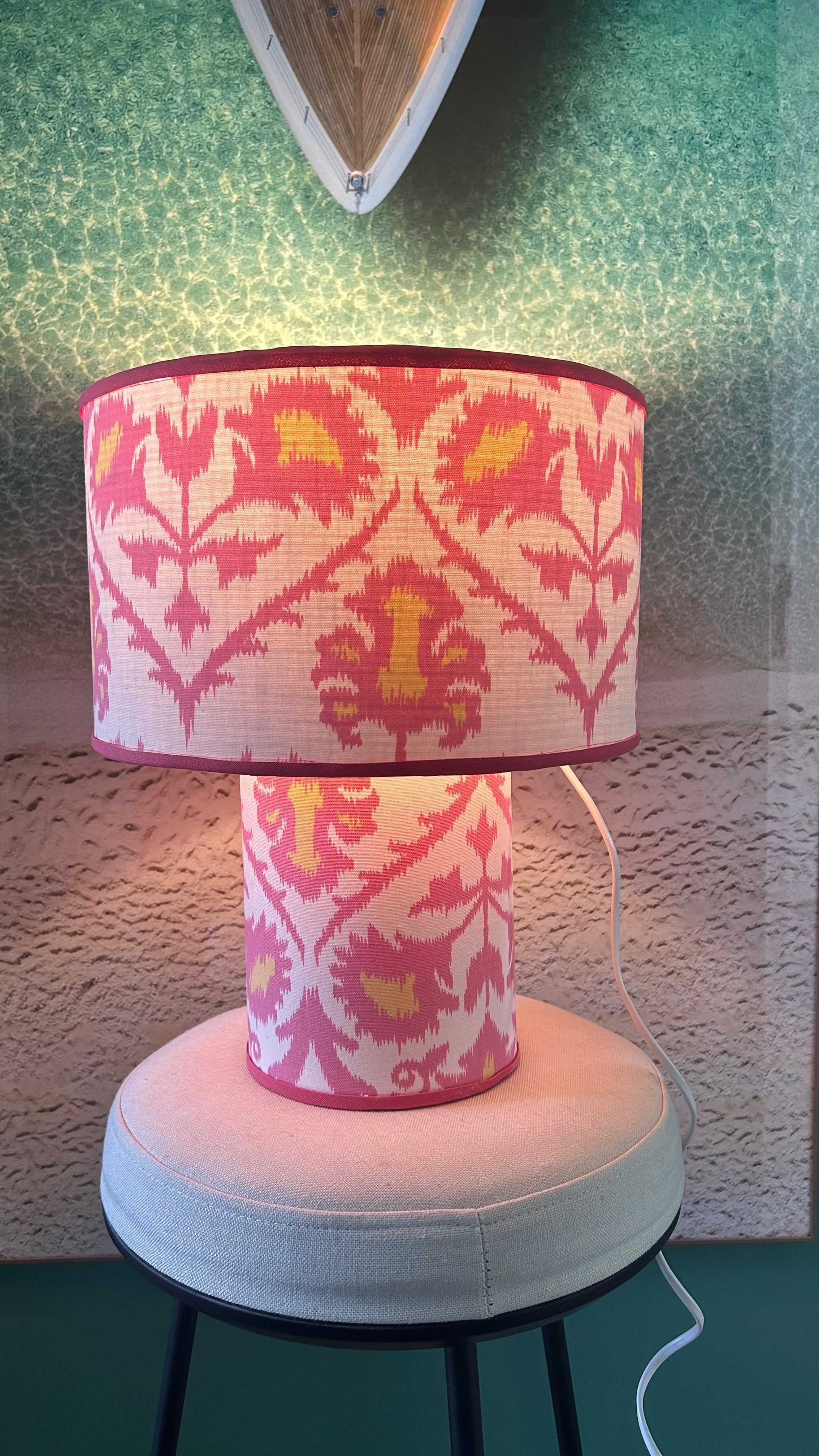 Abajur Ikat Rosa
