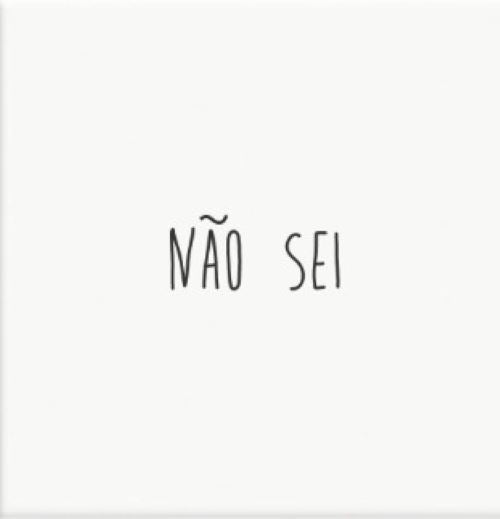 Azulejo Não sei