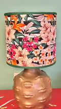 Cúpula Jardim Tropical Coral Dourado