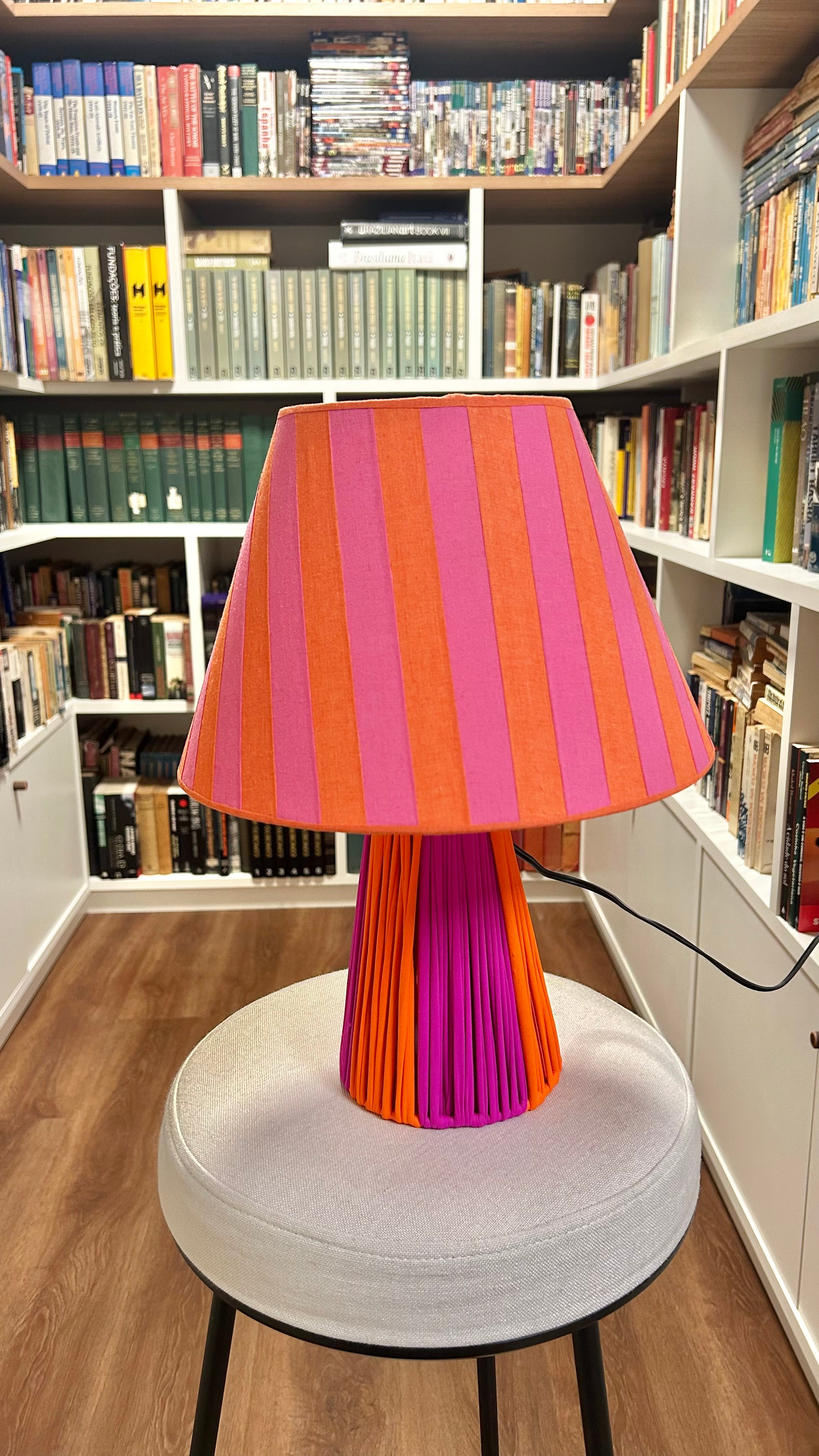Abajur Orange and Pink
