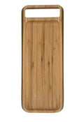 BANDEJA RETANGULAR EM BAMBU 35CM - OIKOS - AQUI VC DECORA
