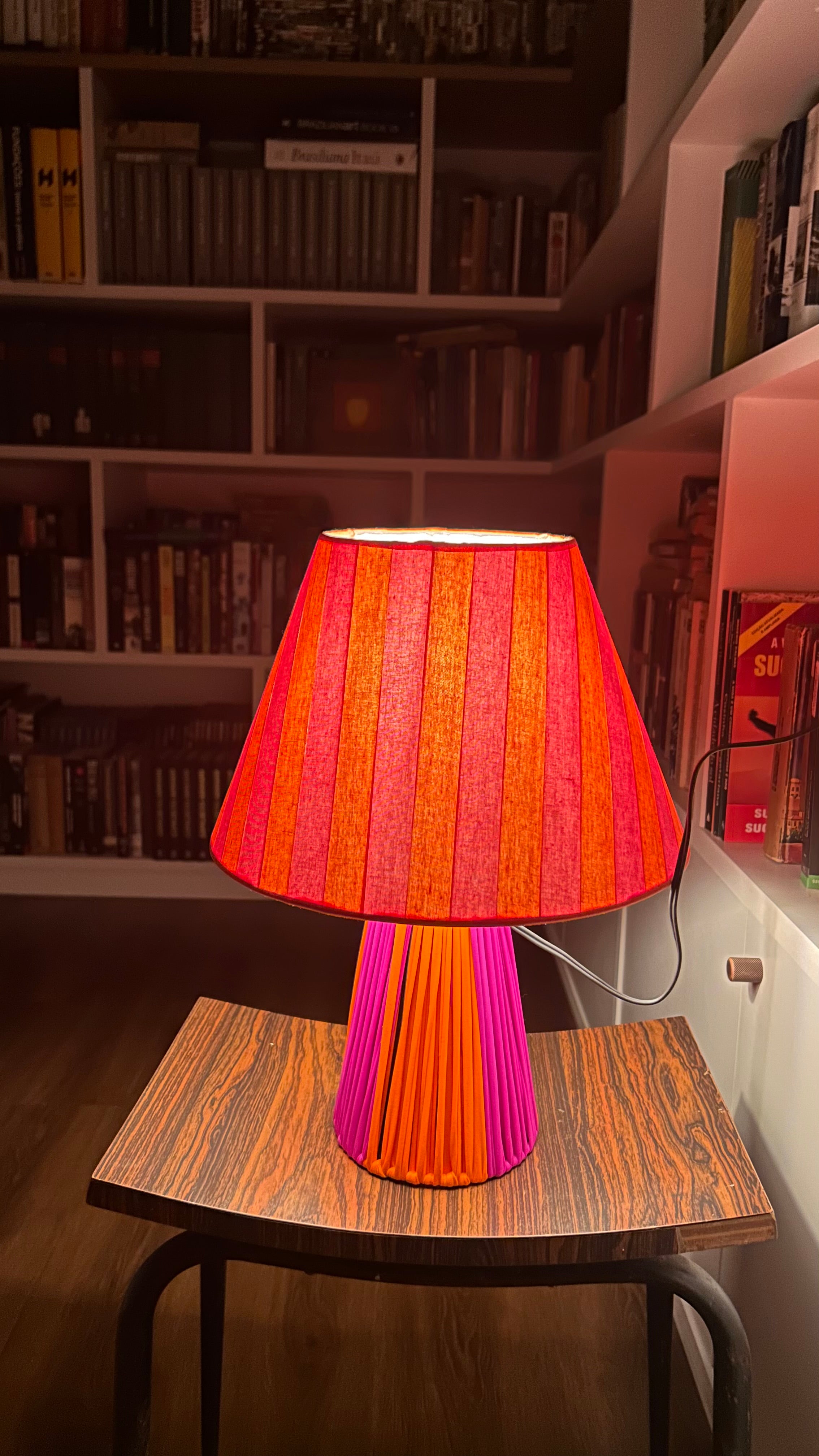 Abajur Orange and Pink