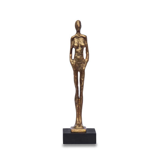 ESTATUA EM ALUMINIO/BRONZE HOMO