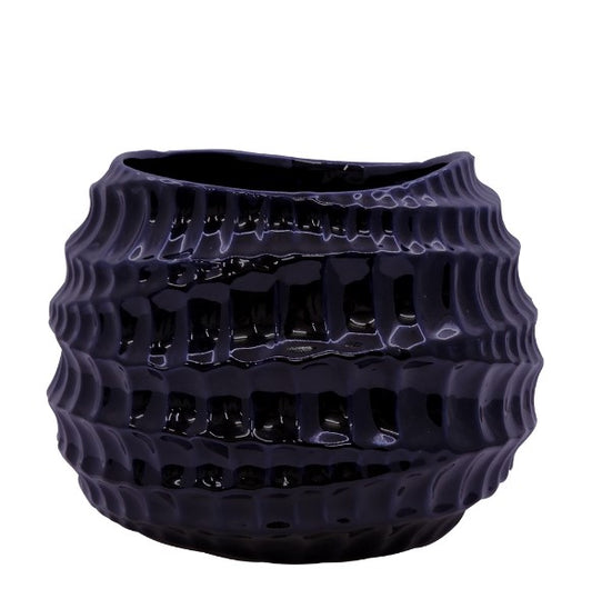 VASO CACHEPÔ CAVALO MARINHO 30X22,5