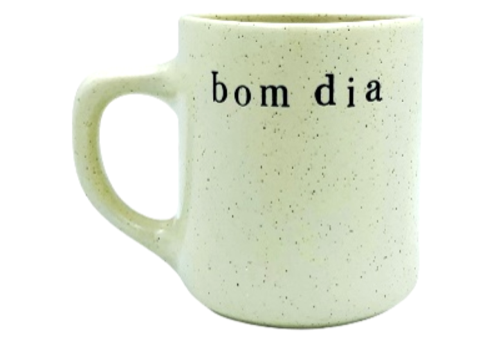 Caneca Cerâmica “Bom Dia”