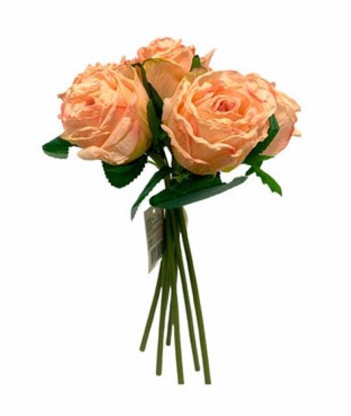BUQUE DE ROSAS COM BOTÃO ARTIFICIAL