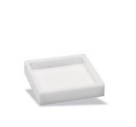 Bandeja Acqua Aroma Branca Acrílico P 9,5x9,5cm