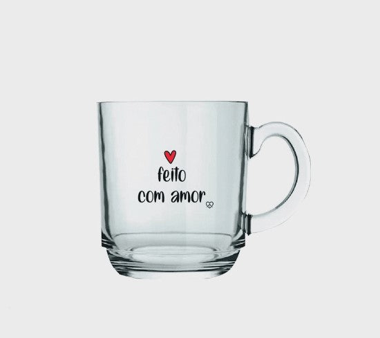 Caneca Aspen Feito Com Amor 300ml