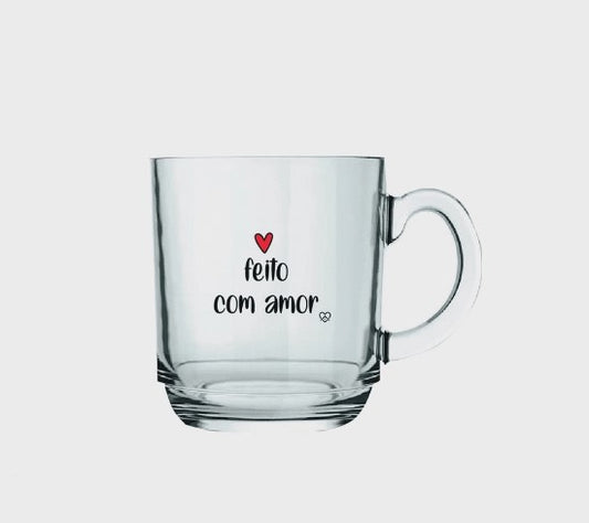 Caneca Aspen Feito Com Amor 300ml