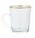 Caneca Mug Americano com Filete Dourado