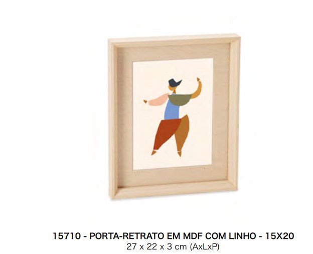 Porta Retrato Off White 15x20cm