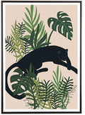 QUADRO EM CANVAS PANTERA SELVA II