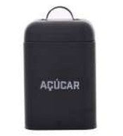 LATA AÇUCAR RETRO PT 12X19X12CM AÇO CARBONO