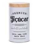 LATA AÇÚCAR DOLCI 1500ML BRANCA METAL