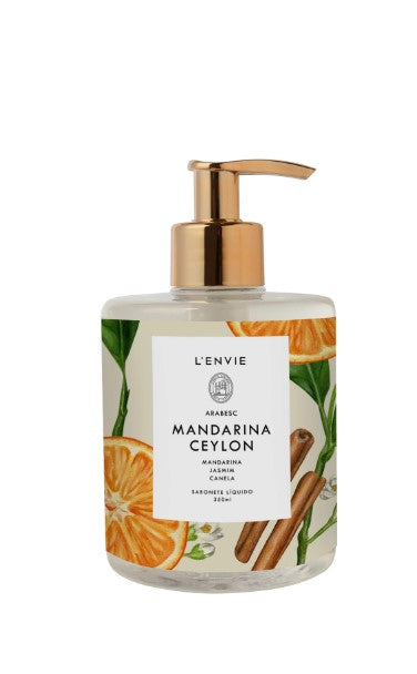 SABONETE LIQUIDO MANDARINA CEYLON - ARABESC - 350ML