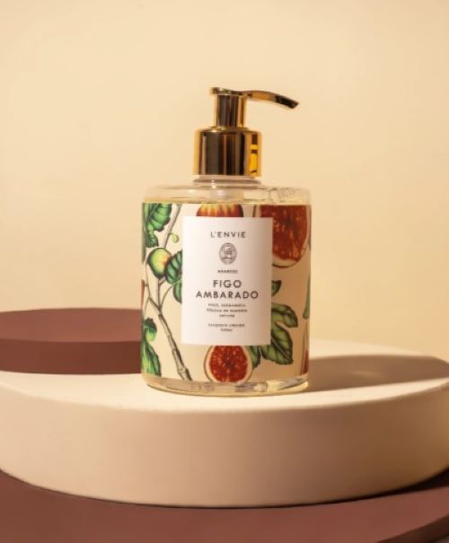SABONETE LIQUIDO FIGO AMBARADO - ARABESC - 350ML