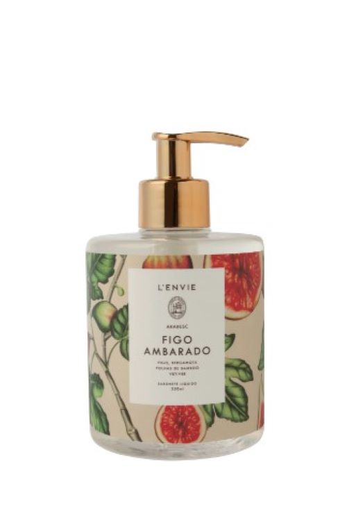 SABONETE LIQUIDO FIGO AMBARADO - ARABESC - 350ML
