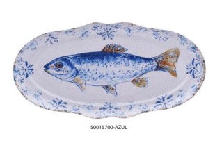 TRAVESSA PEIXE MELANINA 21,5x42,5cm