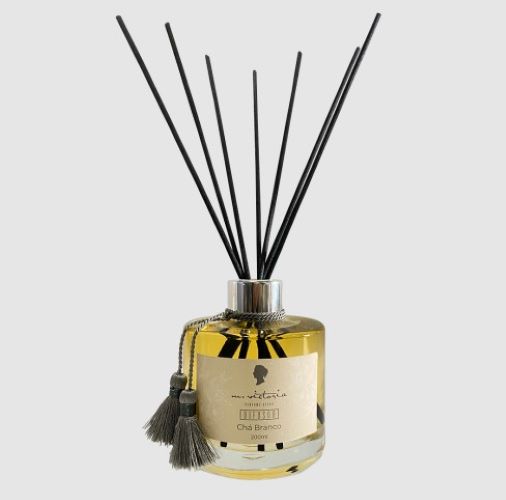 Difusor vareta 200ml lux - ROSA & FRESIA - AQUI VC DECORA