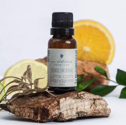 ESSÊNCIA CONCENTRADA 20 ML -  LIMA COM MANDARIM - AQUI VC DECORA
