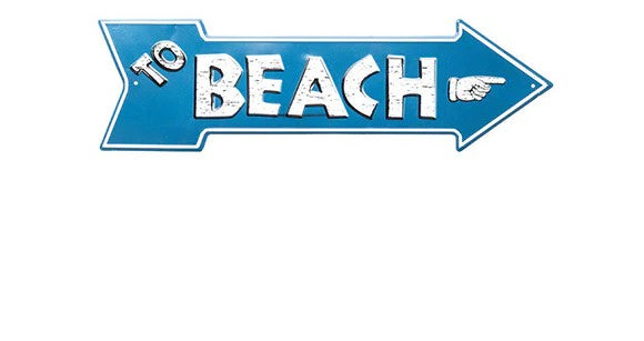 PLACA DE PAREDE TO BEACH
