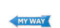 PLACA DE PAREDE MY WAY